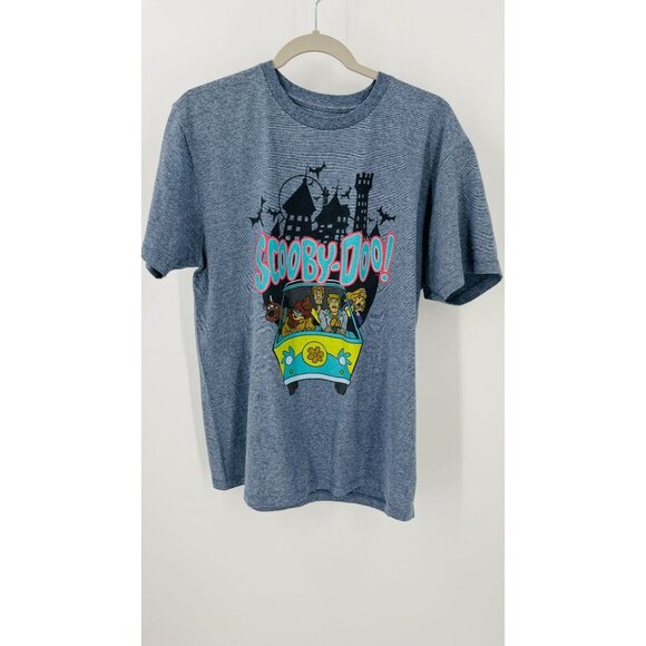 Scooby Doo Men's T-Shirt  XL Mystery Machine Gang Haunted Castle Shaggy Velma - Picture 1 of 14